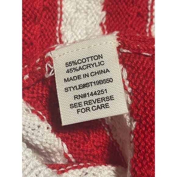 Moon & Madison Womens Patriotic Knit Cropped Tank USA Flag Design Size Small - Picture 5 of 7